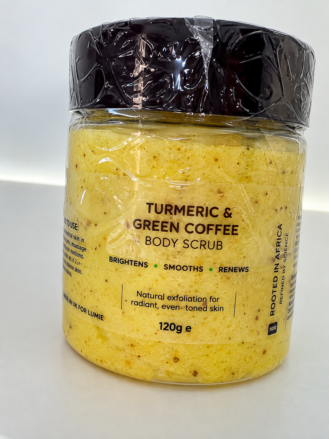 Lumie Turmeric & Green Coffee Body Scrub – Natural Exfoliating Scrub